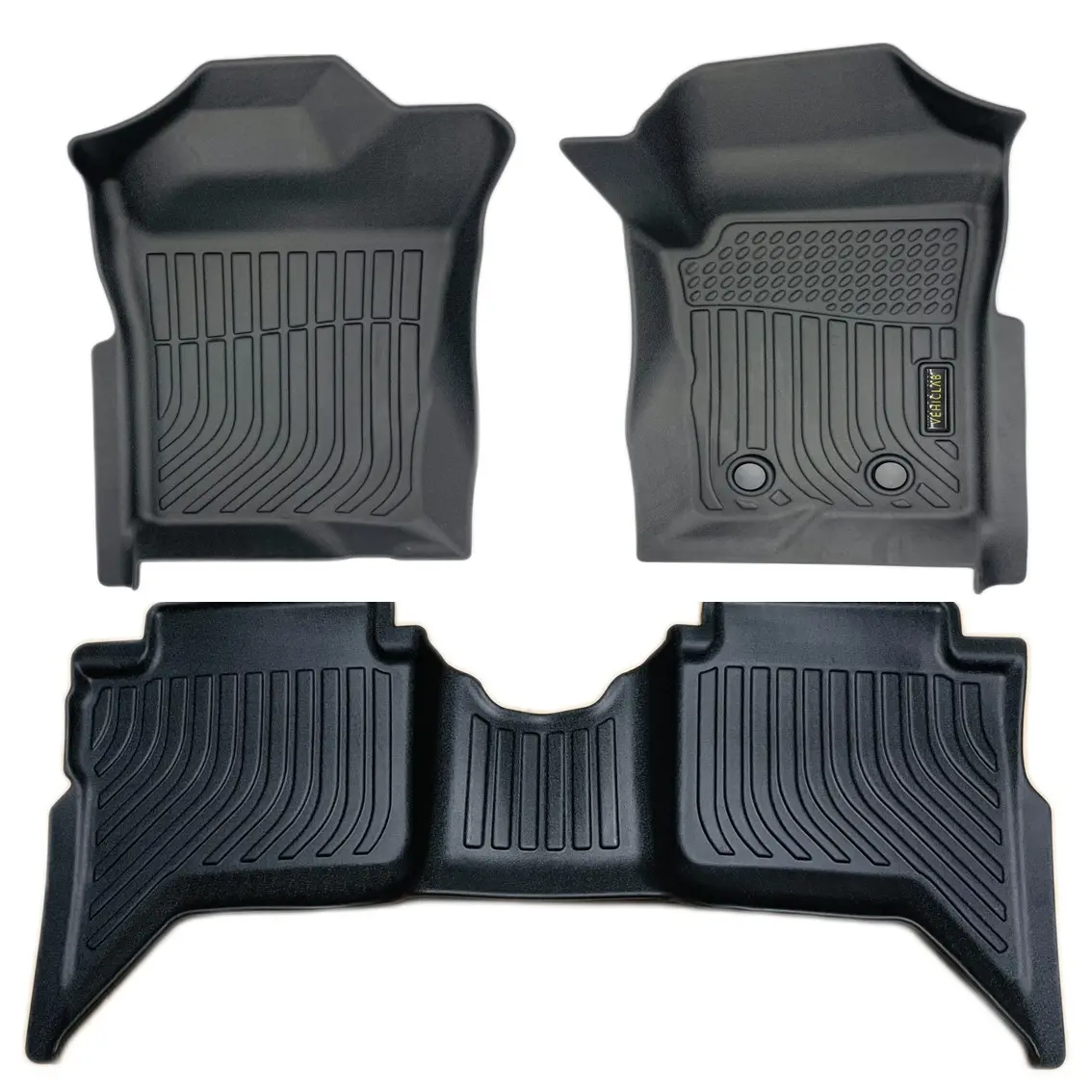 Ford Ranger Dual Cab – 2022 (Jul) – 2025 – PY Series – 3D/5D All Weather Car Floor Mats – Right Hand Drive