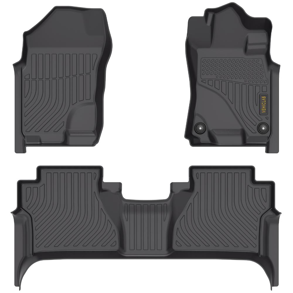 For Nissan Navara – 2021 – 2025 – D23 Facelift – 3D/5D All Weather Moulded Car Floor Mats – Right Hand Drive