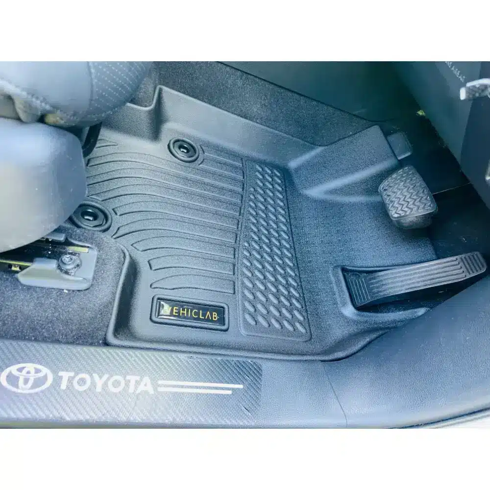 Toyota Kluger Hybrid – 2021 – 2026 – 3 ROWS – GX / GXL / Grande – 3D/5D All Weather Car Floor Mats – Right Hand Drive