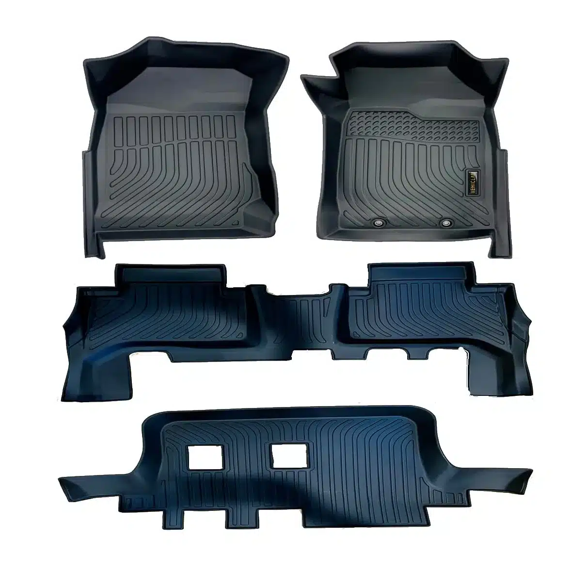 Isuzu MU-X – 2013 – 2021 (Jul) – 3 ROWS – RF Series – 3D/5D All Weather Car Floor Mats – Right Hand Drive