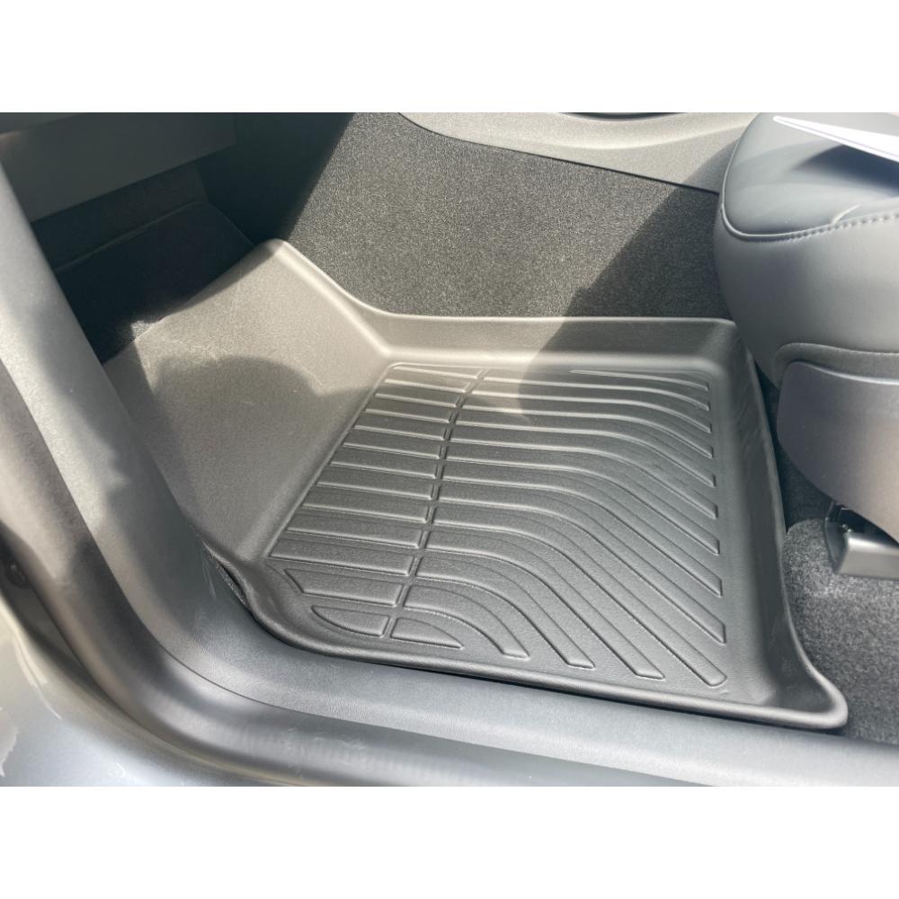Tesla Model Y – 2022 – 2024 – All Badges – 3D / 5D TPE All Weather Car Floor Mats – Right Hand Drive