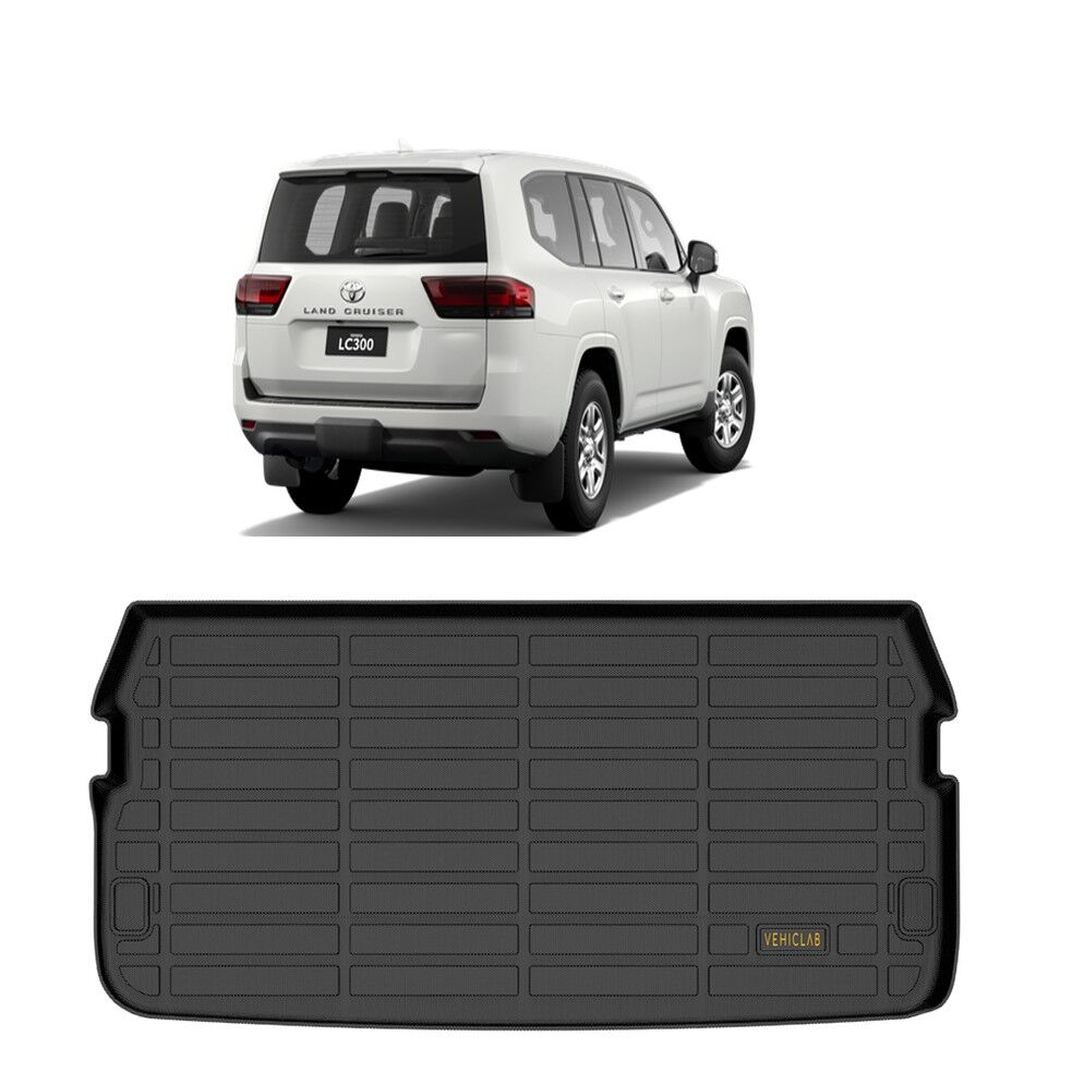 For Toyota LandCruiser 300 Series – 2021+ – 3D/5D All Weather Boot Liner Mat – Right Hand Drive